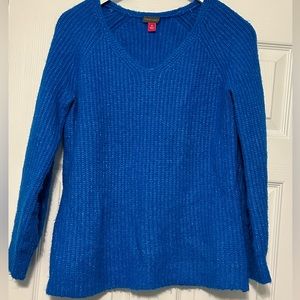 VINCE CAMUTO Cobalt Slouchy Vneck Sweater Women's Size XS